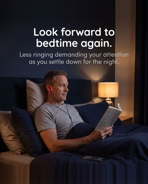 Look forward to bedtime again: less ringing demanding your attention as you settle down for the night